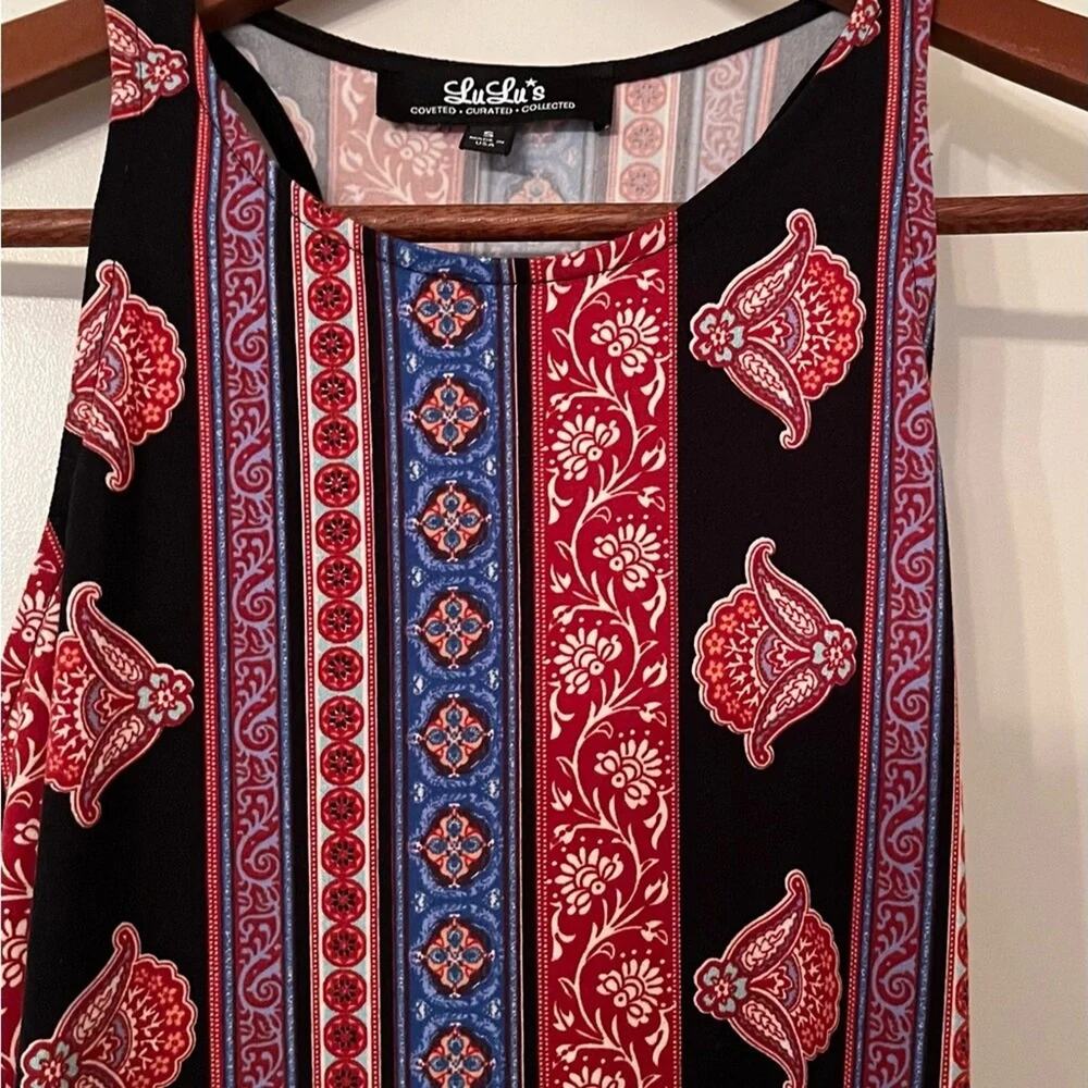 Lulu”S Bohemian Maxi Dress, Size Small